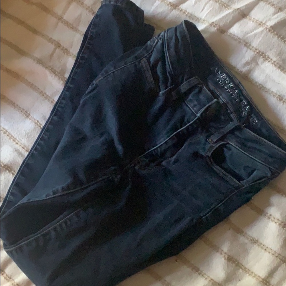 Dark wash Hi-rise jegging